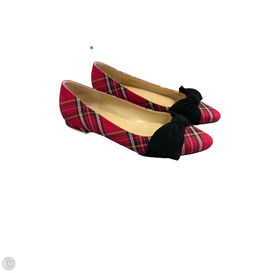 Shoes Flats By Talbots In Plaid Pattern, Size: 8