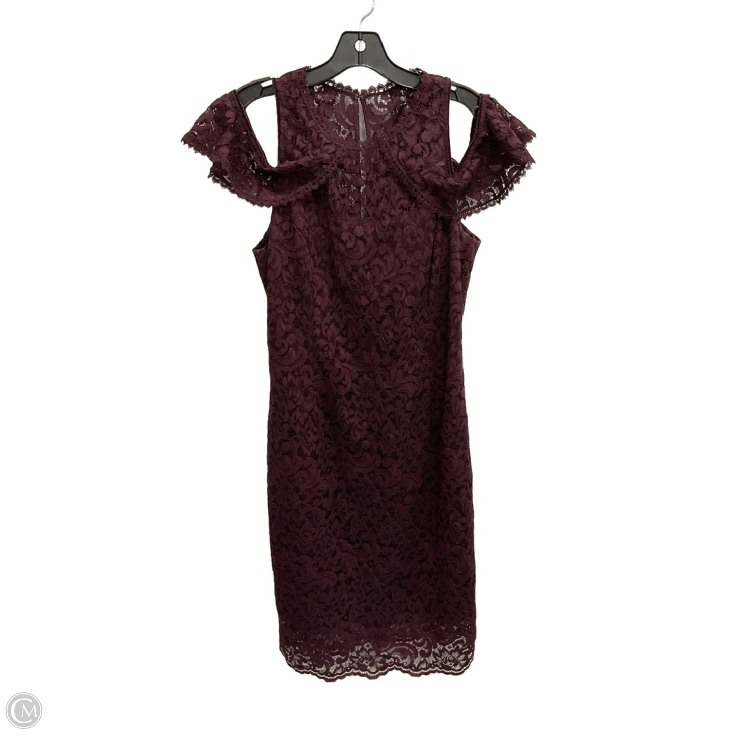 Dress Party Midi By White House Black Market In Purple, Size: M