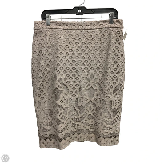 Skirt Midi By Downeast In Beige, Size: 12