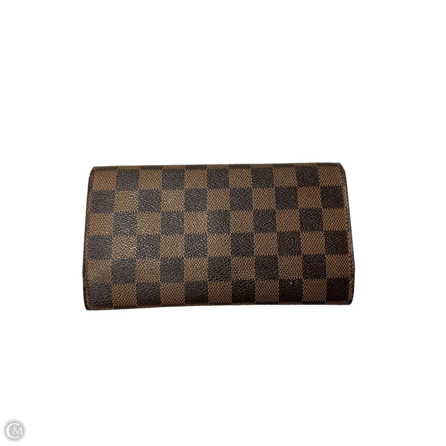 2004 Damier Ebene Wallet By Louis Vuitton, Size: Medium
