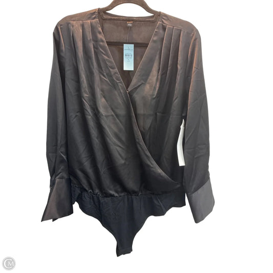 Bodysuit By Ann Taylor In Black, Size: Xlp