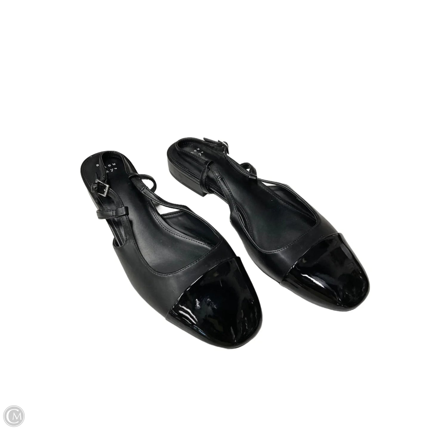 Shoes Flats By A New Day In Black, Size: 10