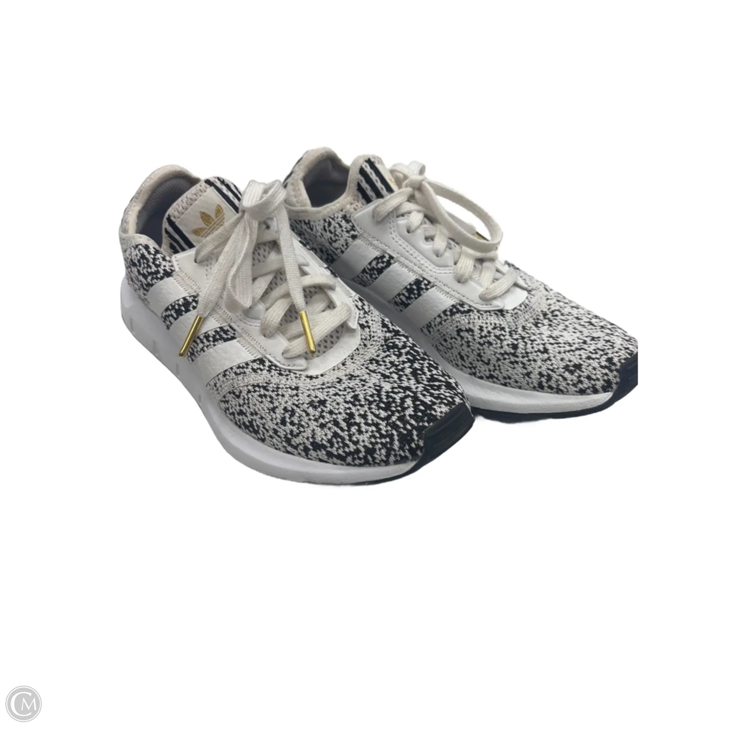 Shoes Sneakers By Adidas In Black & White, Size: 7