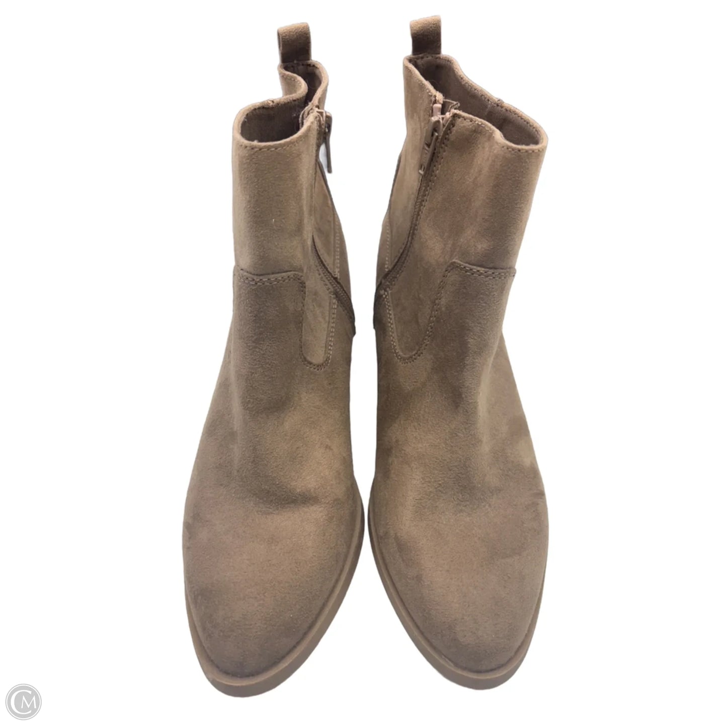 Boots Ankle Heels By Old Navy In Brown, Size: 9