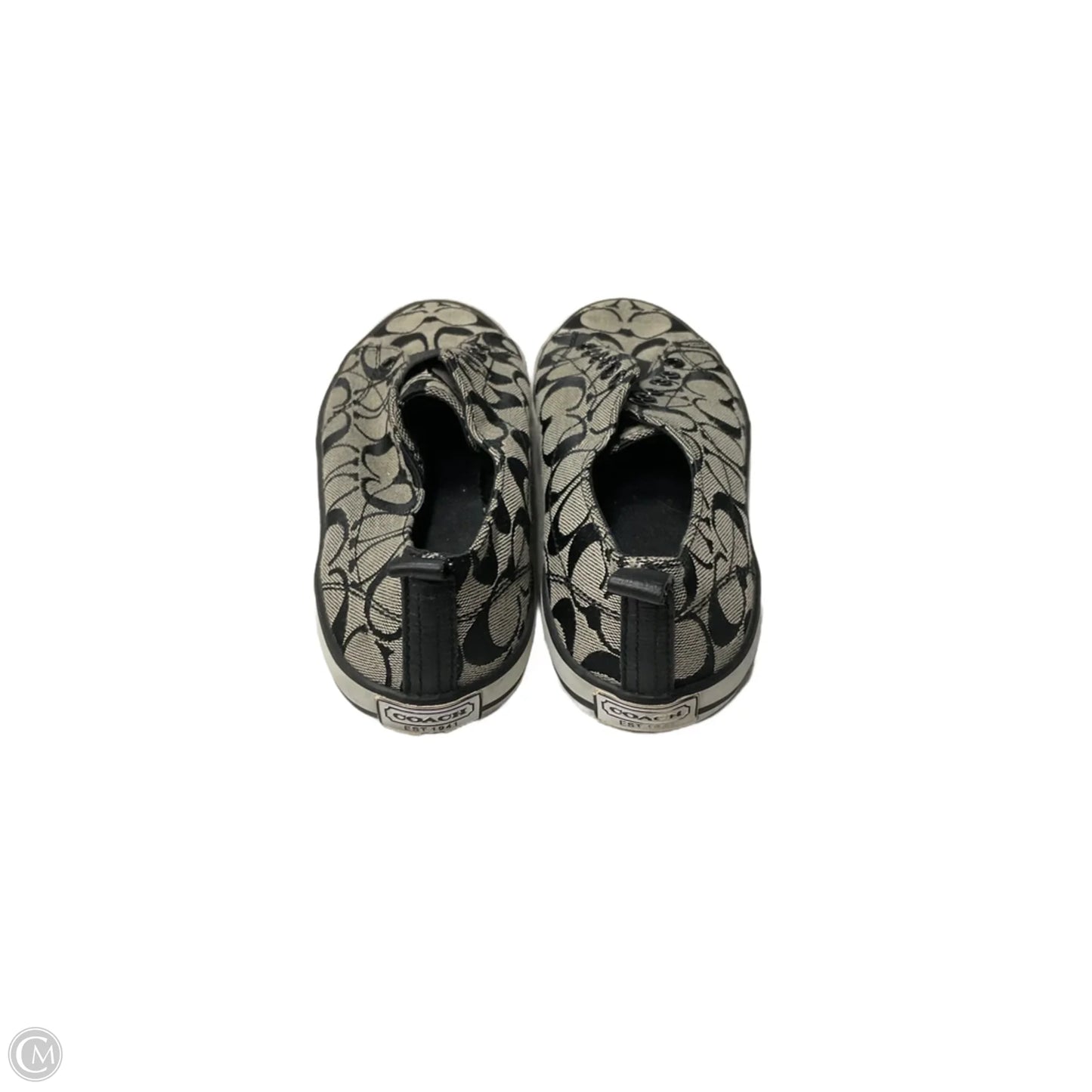 Shoes Designer By Coach In Black & Grey, Size: 9