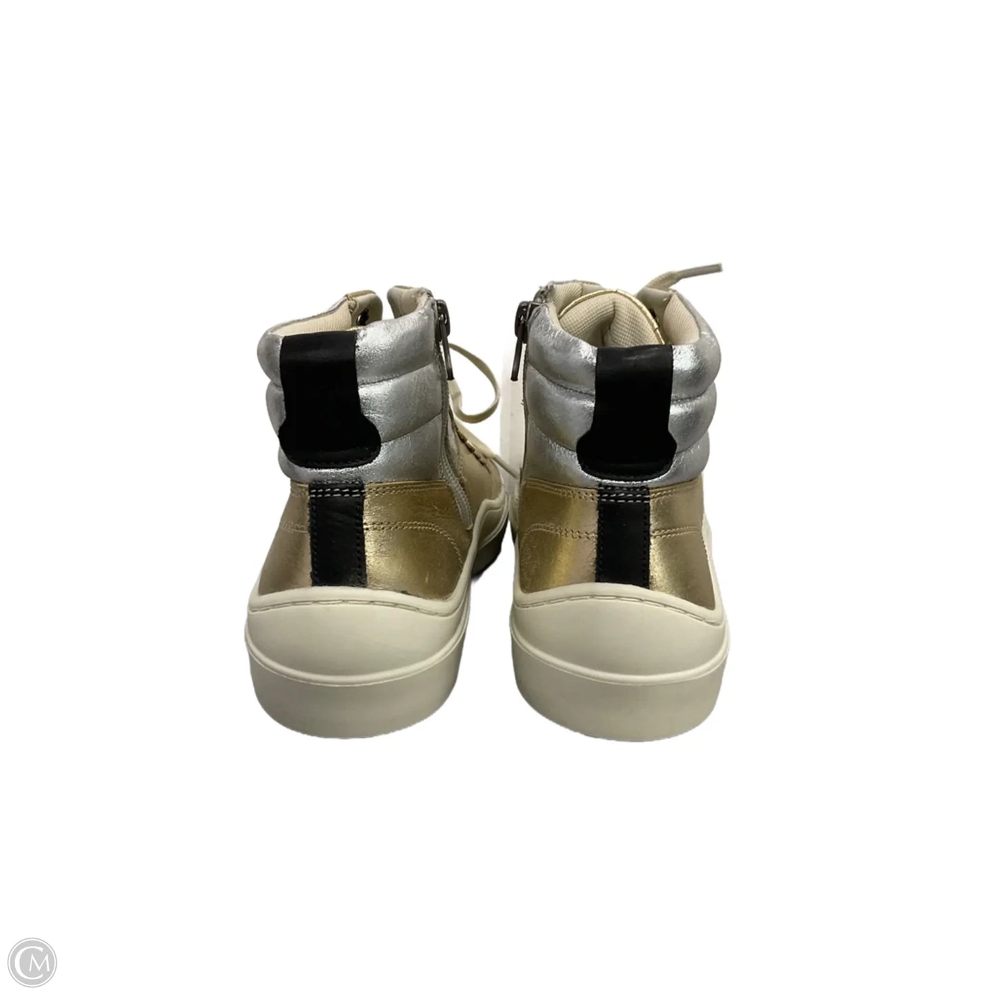 Shoes Sneakers By Mark Jenkins In Gold, Size: 7.5