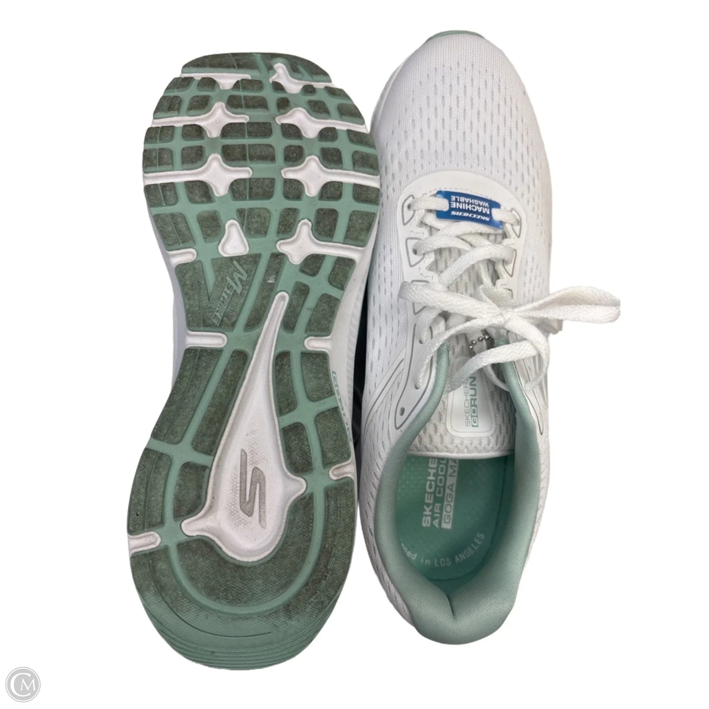 Shoes Athletic By Skechers In White, Size: 8.5