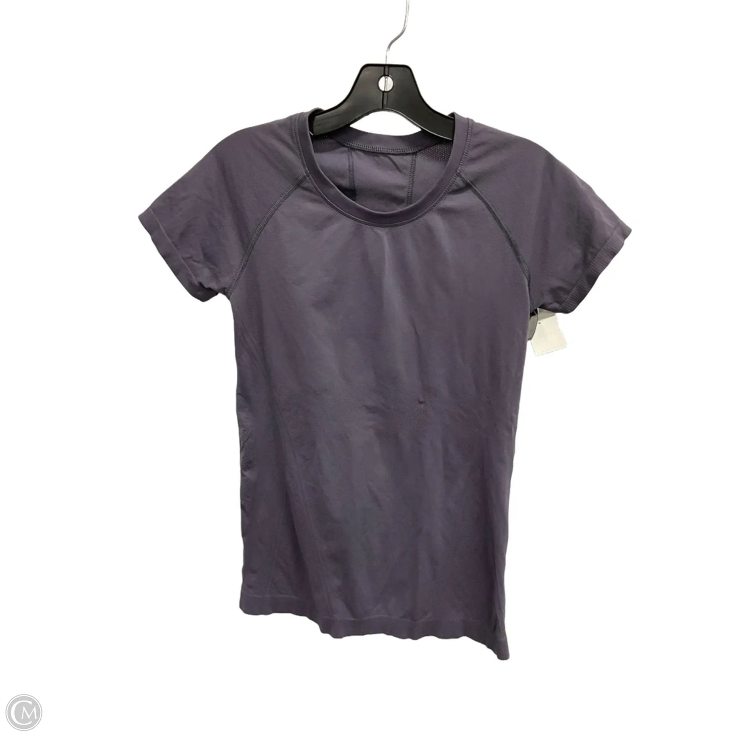 Athletic Top Short Sleeve By Lululemon In Purple, Size: S