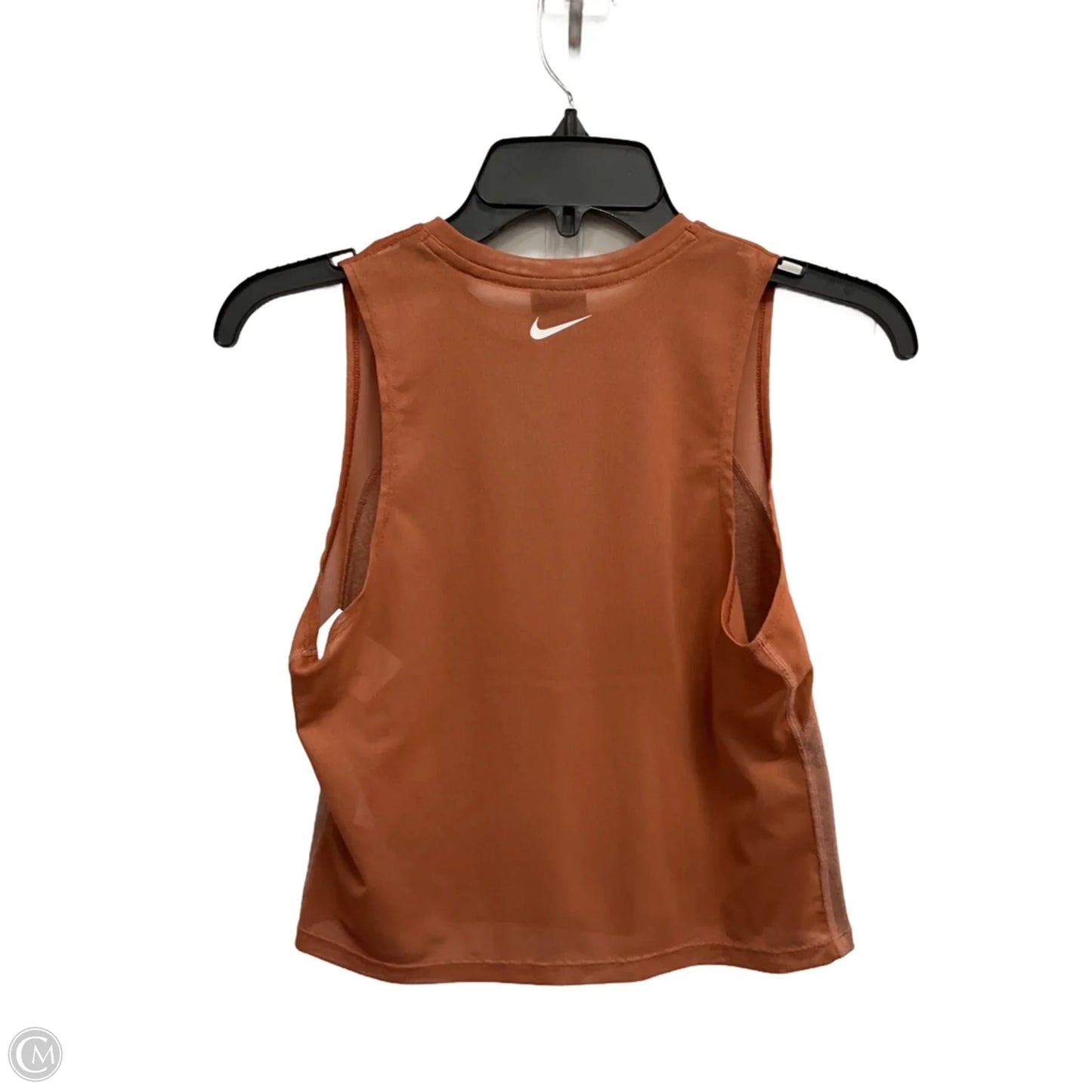 Athletic Tank Top By Nike In Orange, Size: L