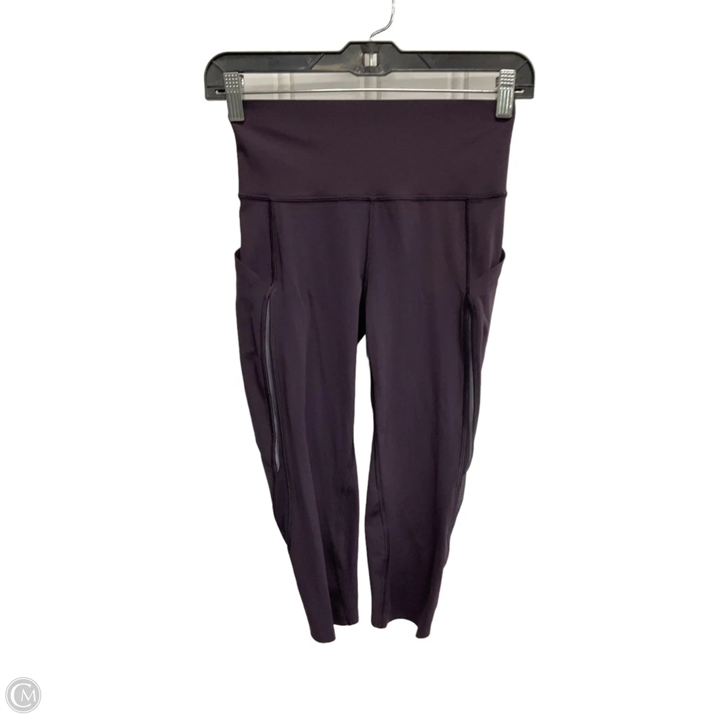 Athletic Capris By Lululemon In Purple, Size: S