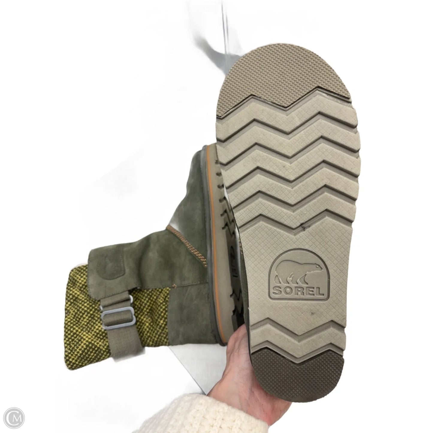 Boots Snow By Sorel In Green, Size: 10