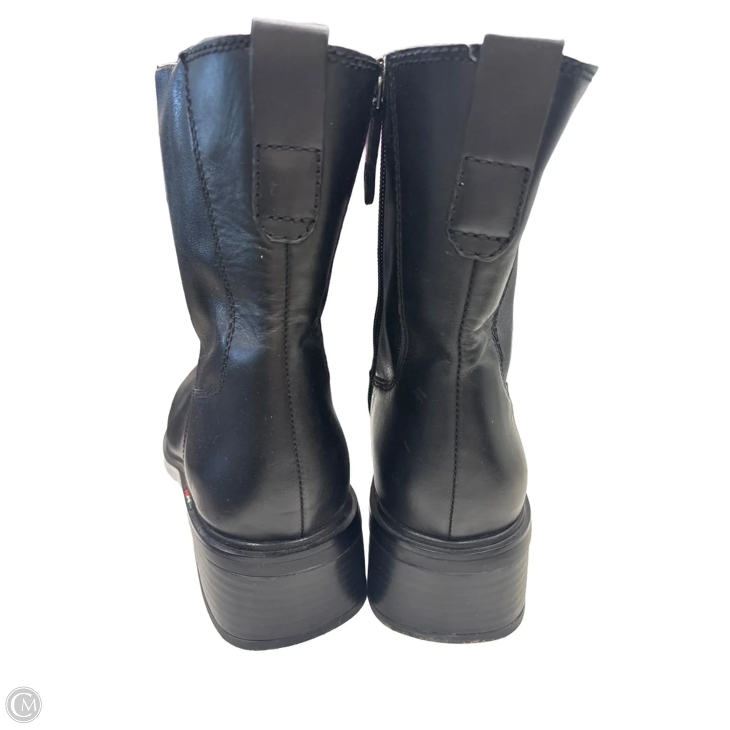 Boots Ankle Heels By Franco Sarto In Black, Size: 10