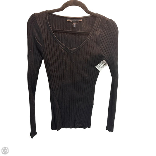 Top Long Sleeve By White House Black Market In Black, Size: S