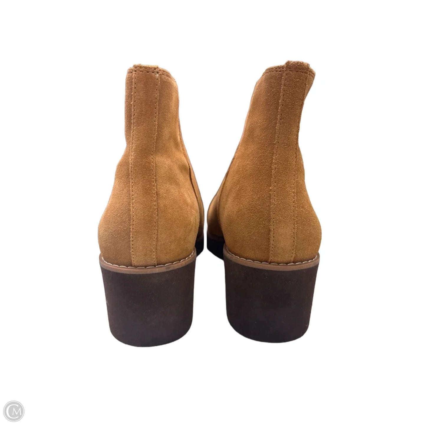 Boots Ankle Heels By Vionic In Brown, Size: 9