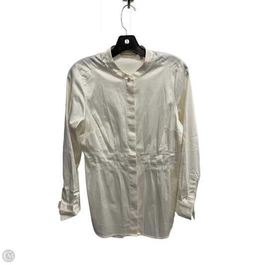 Blouse Long Sleeve By Soft Surroundings In Cream, Size: S