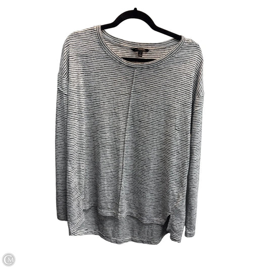 Top Long Sleeve Basic By Banana Republic In Striped Pattern, Size: M