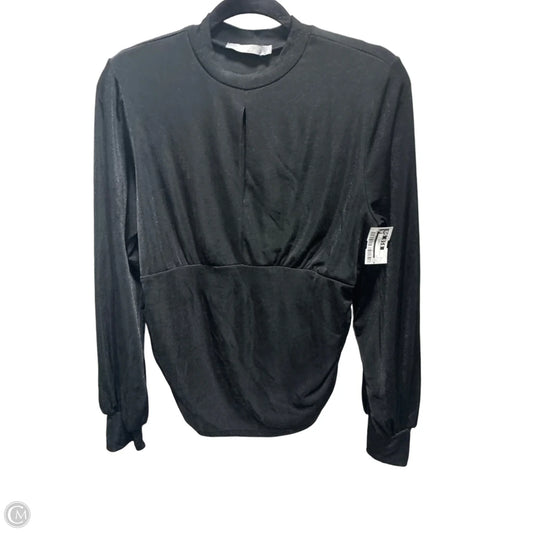 Top Long Sleeve By Red In Black, Size: L