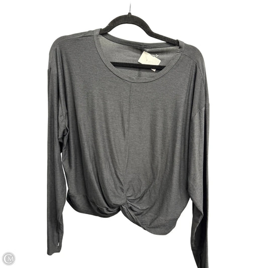 Top Long Sleeve By Old Navy In Grey, Size: L