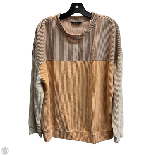Top Long Sleeve By Dokotoo In Peach, Size: M