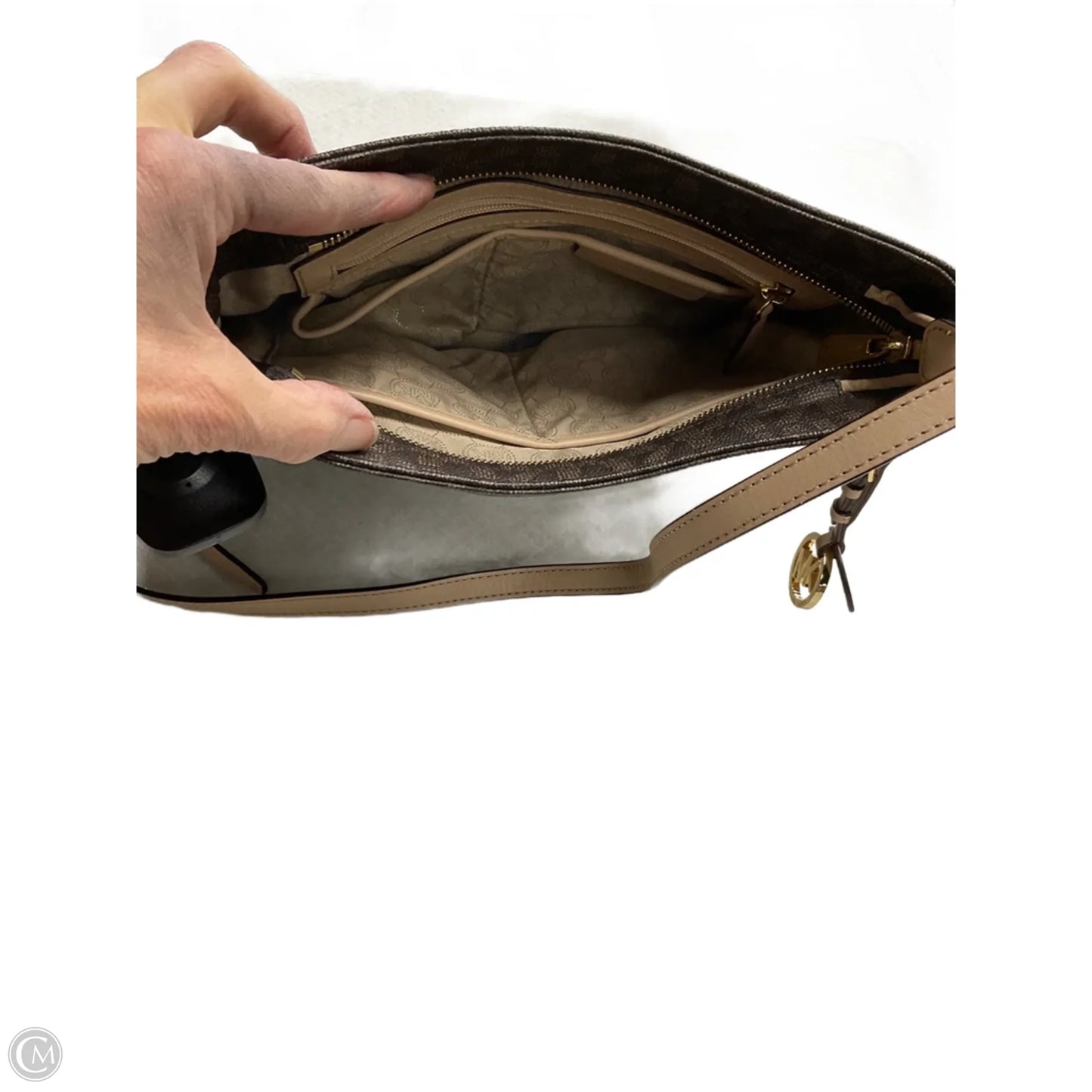 Crossbody Designer By Michael Kors, Size: Medium