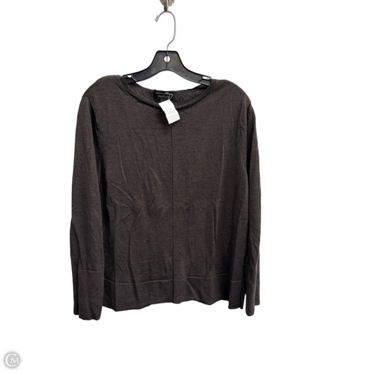 Top Long Sleeve By Banana Republic In Brown, Size: Xl