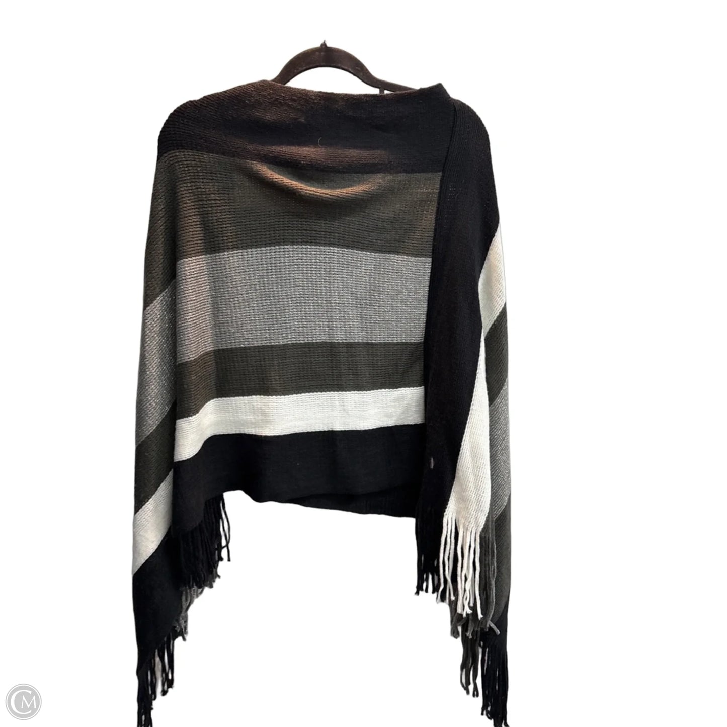 Poncho By Clothes Mentor In Grey, Size: 0