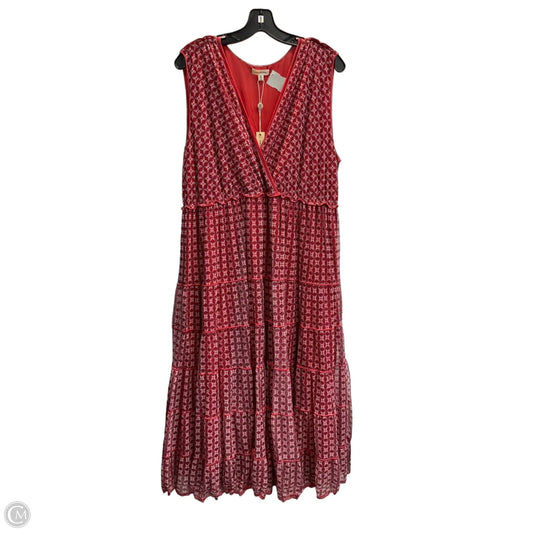 Dress Party Midi By Max Studio In Red, Size: 2x