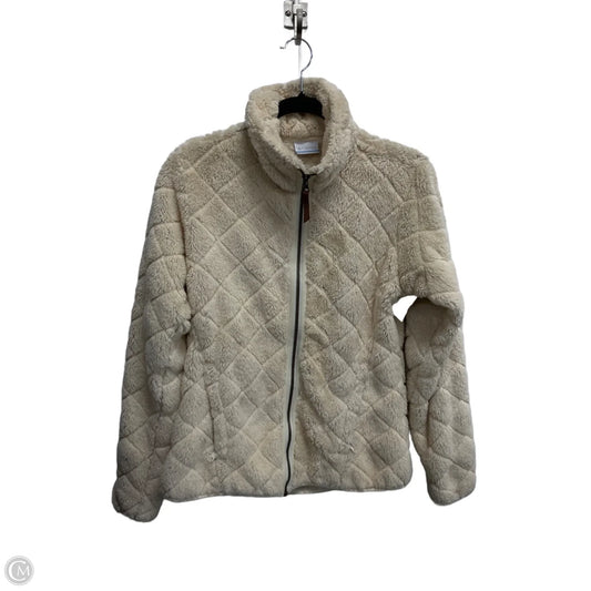 Jacket Fleece By Columbia In Cream, Size: S