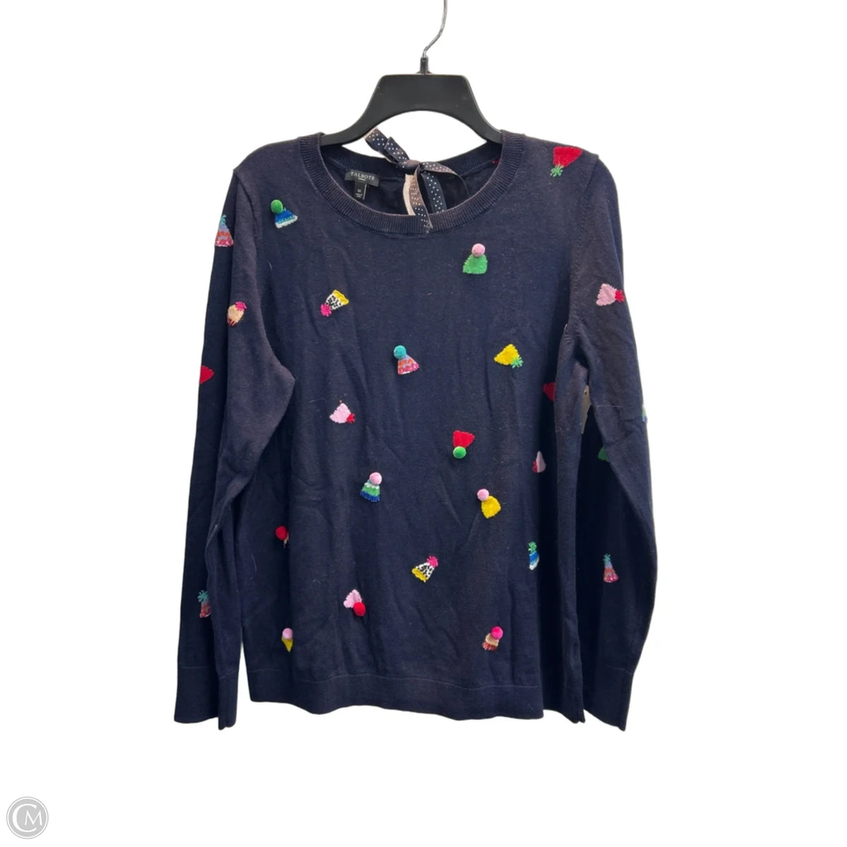 Sweater By Talbots In Navy, Size: 1x