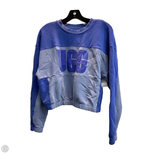 Sweatshirt Designer By Ugg In Blue, Size: L