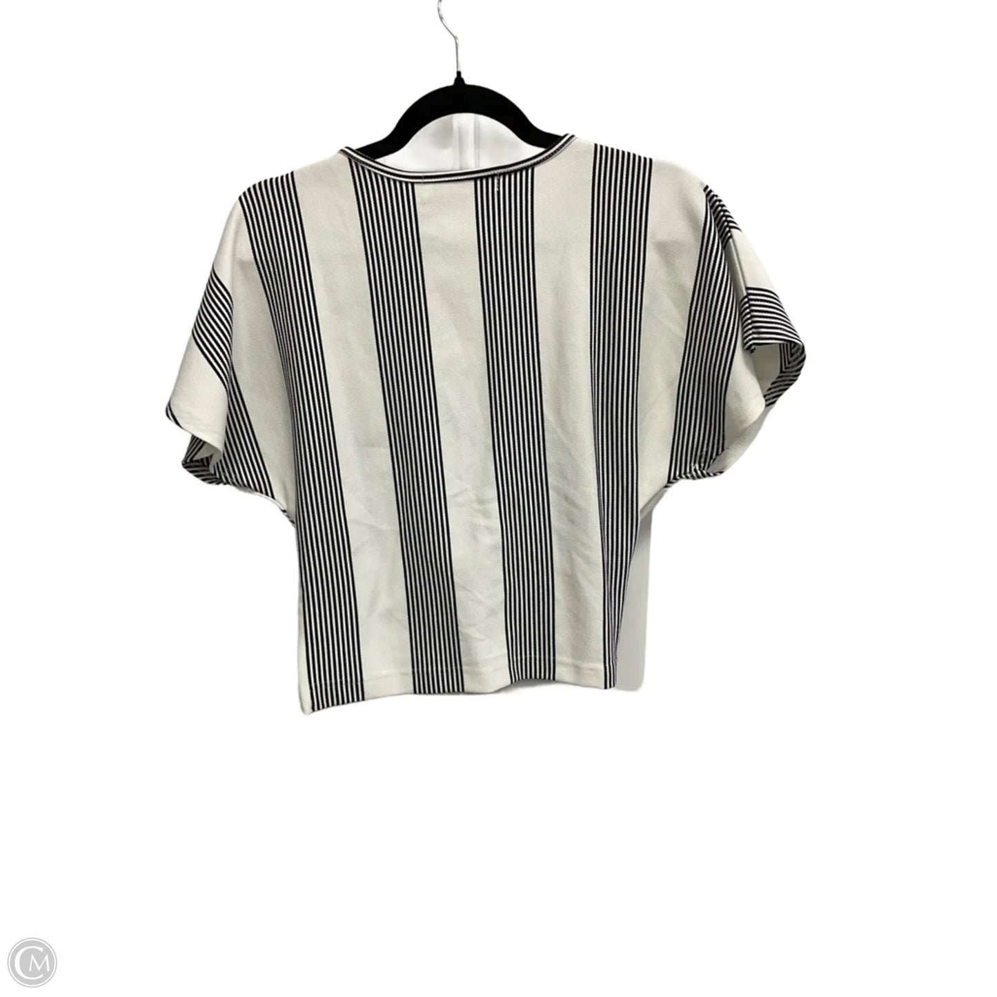 Top Short Sleeve By Bishop + Young In Striped Pattern, Size: S