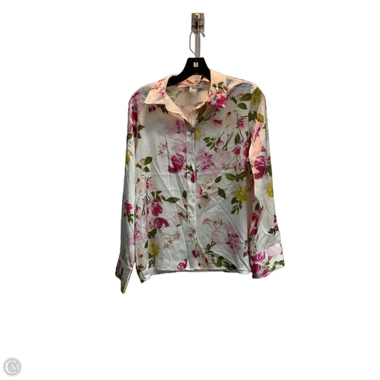 Blouse Long Sleeve By Rachel Zoe In Floral Print, Size: S