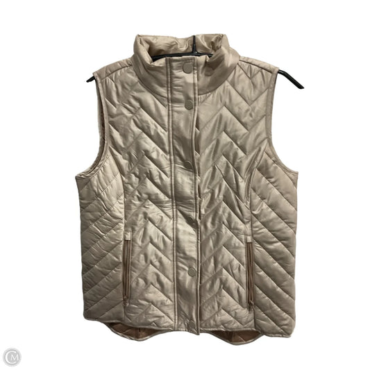Vest Puffer & Quilted By Talbots In Rose Gold, Size: Sp
