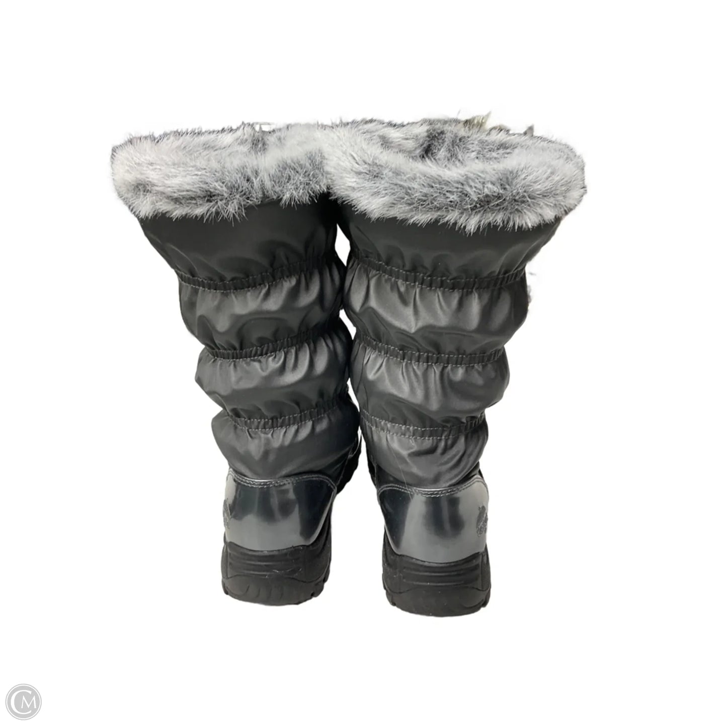 Boots Snow By Totes In Silver, Size: 9