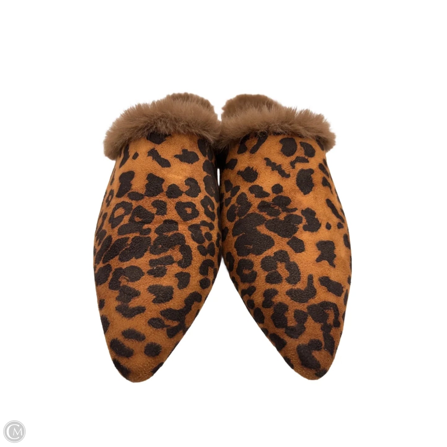 Shoes Flats By Clothes Mentor In Leopard Print, Size: 6.5