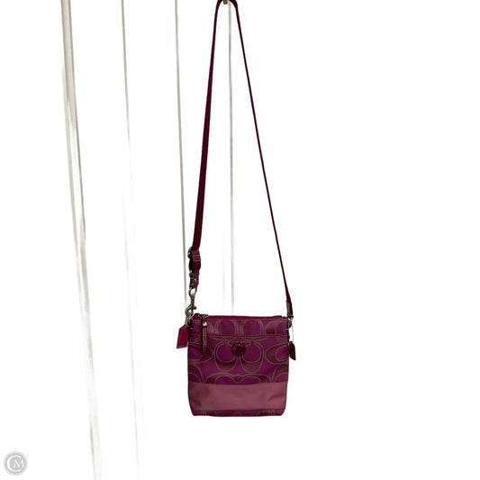 Crossbody Designer By Coach, Size: Small