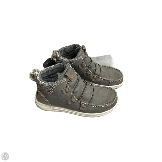 Boots Snow By Hey Dude In Grey, Size: 8