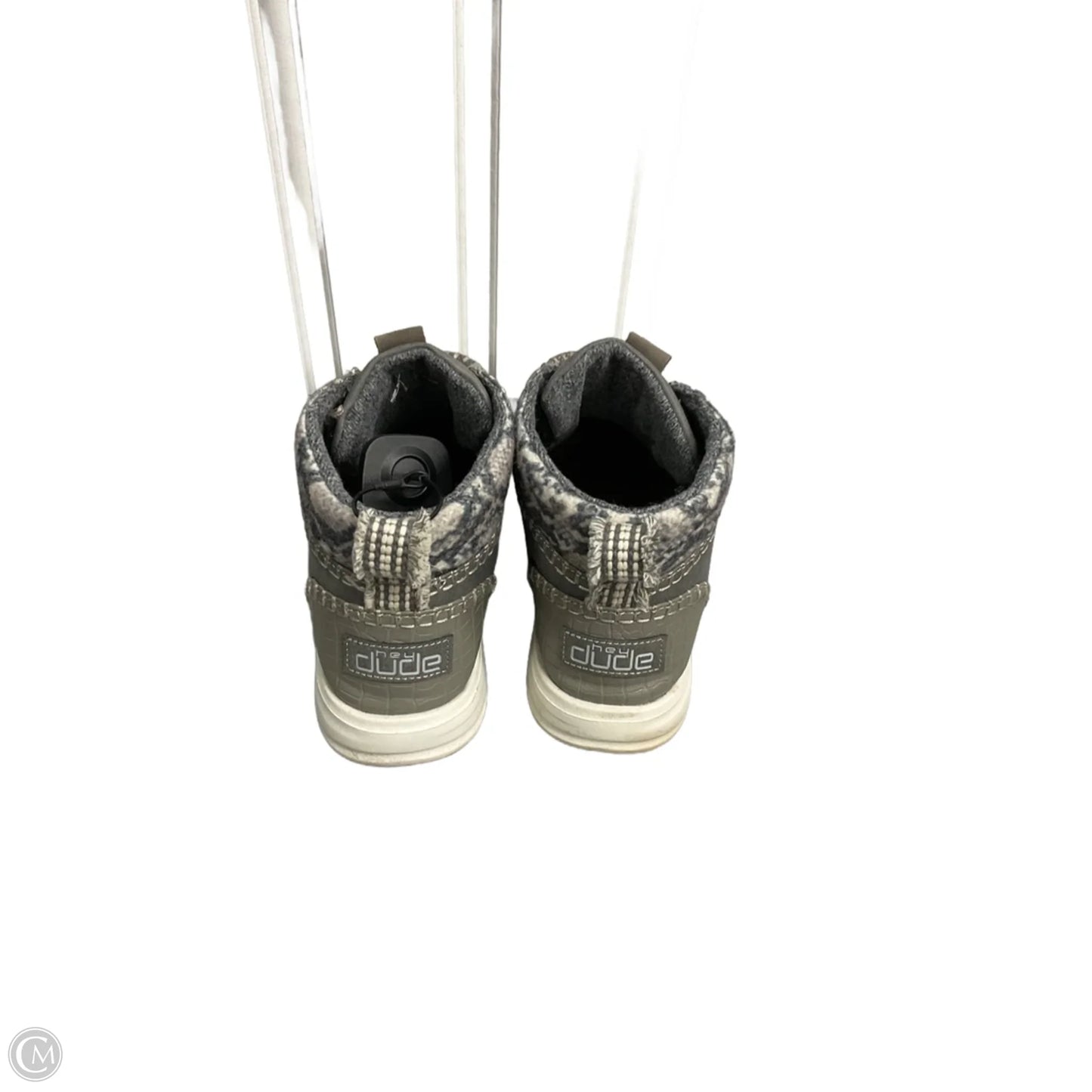 Boots Snow By Hey Dude In Grey, Size: 8