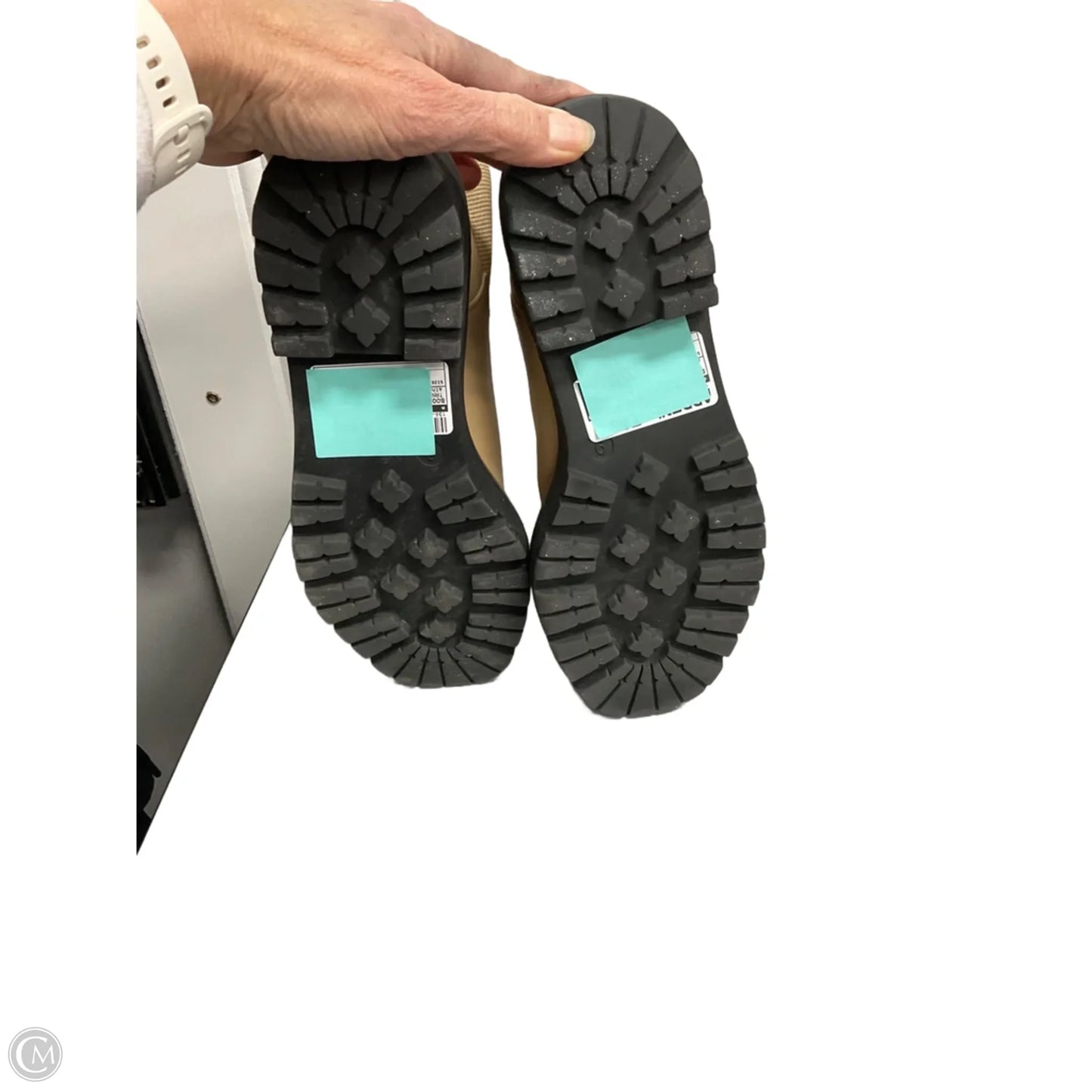 Boots Combat By Clothes Mentor In Tan, Size: 9