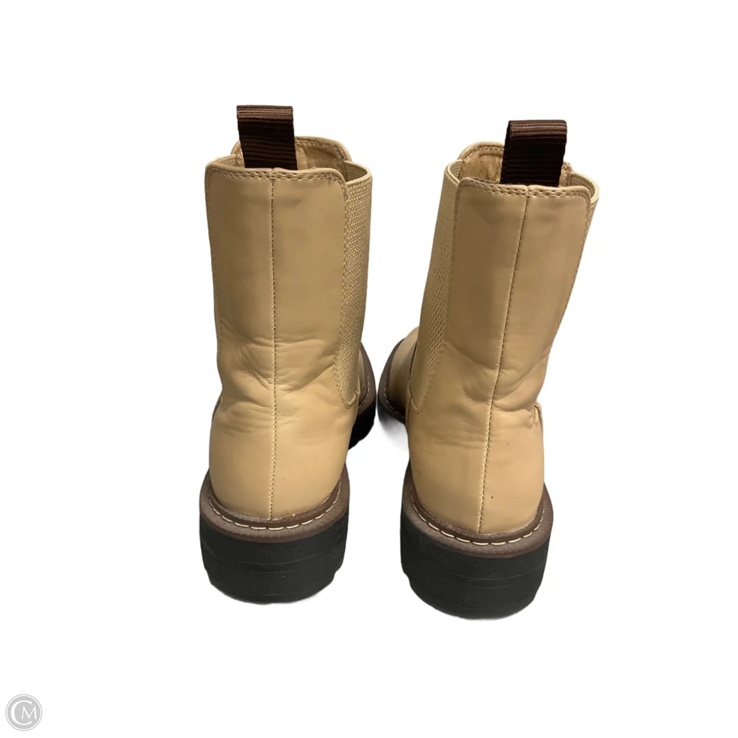 Boots Combat By Clothes Mentor In Tan, Size: 9