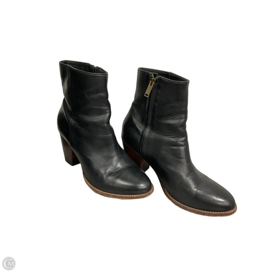 Boots Ankle Heels By Cma In Black, Size: 10