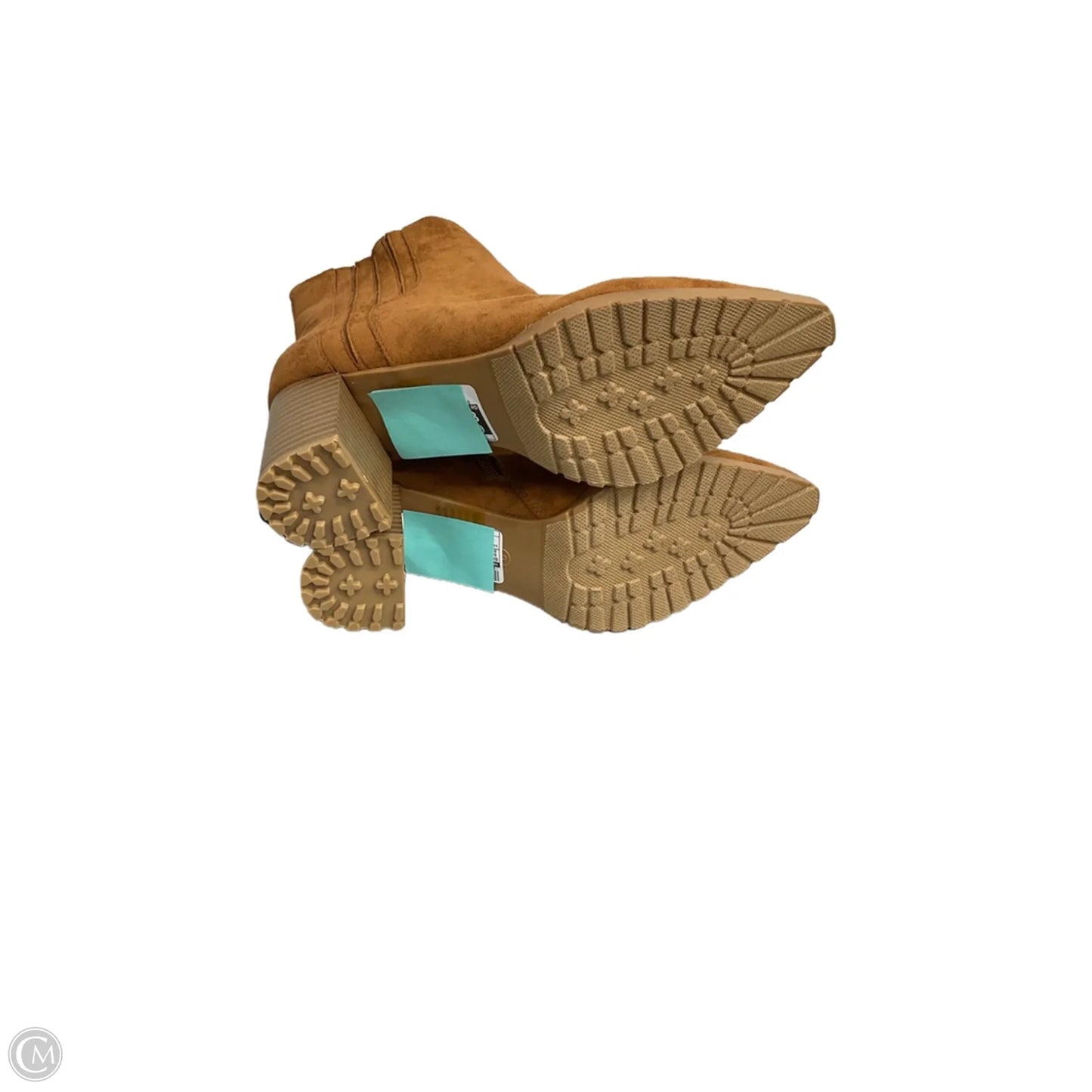 Boots Ankle Heels By Maurices In Brown, Size: 8