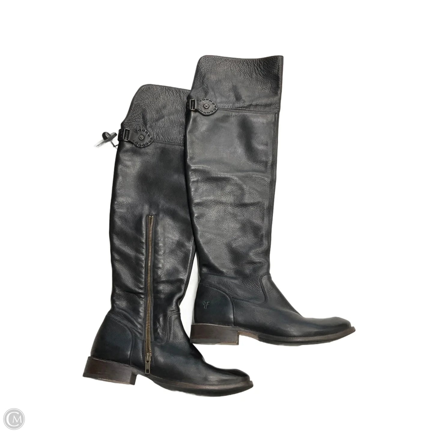 Boots Designer By Frye In Black, Size: 7.5