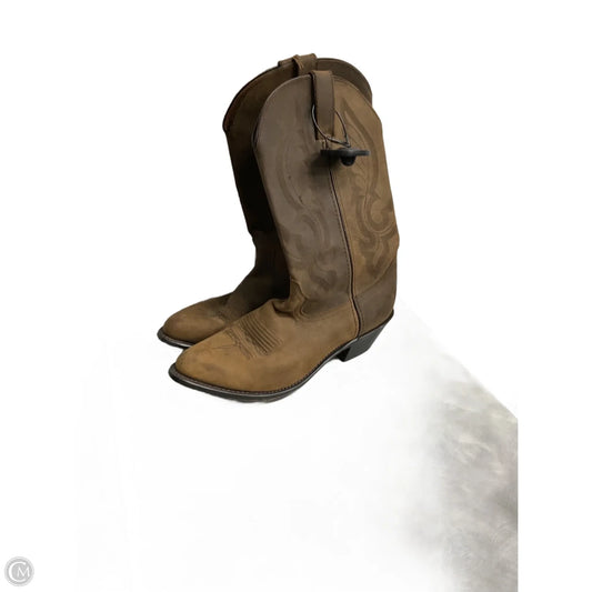 Boots Western By Clothes Mentor In Brown, Size: 8.5