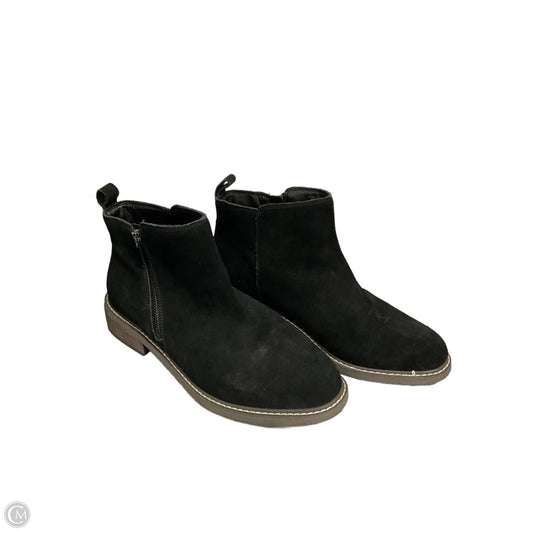 Boots Ankle Flats By Crown Vintage In Black, Size: 10
