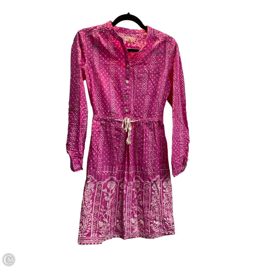Dress Casual Midi By Meadow Rue In Pink, Size: Xs