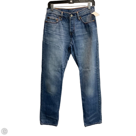 Jeans Straight By Levis In Blue Denim, Size: 2