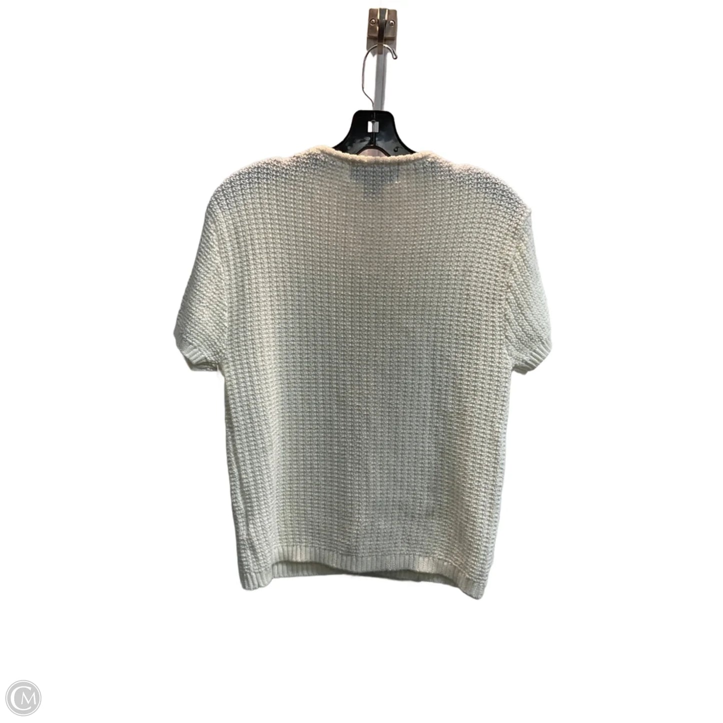 Sweater Short Sleeve By French Connection In White, Size: S