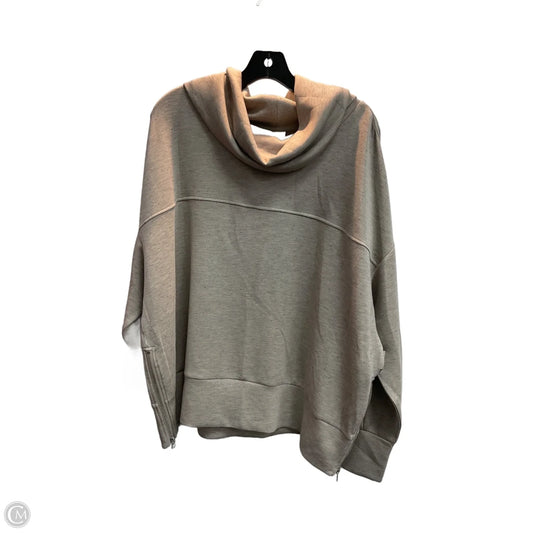Sweatshirt Collar By Varley In Taupe, Size: Xl