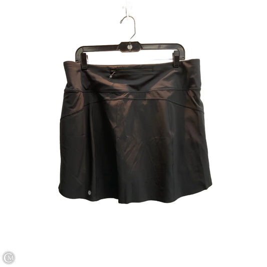 Athletic Skort By Athleta In Black, Size: Xl